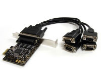 Startech.com Tarjeta PCI Express Serie RS232 de 4 Puertos con Cable Multiconector (PEX4S553B) Startech.com Tarjeta PCI Express Serie RS232 de 4 Puertos con Cable Multiconector (PEX4S553B)